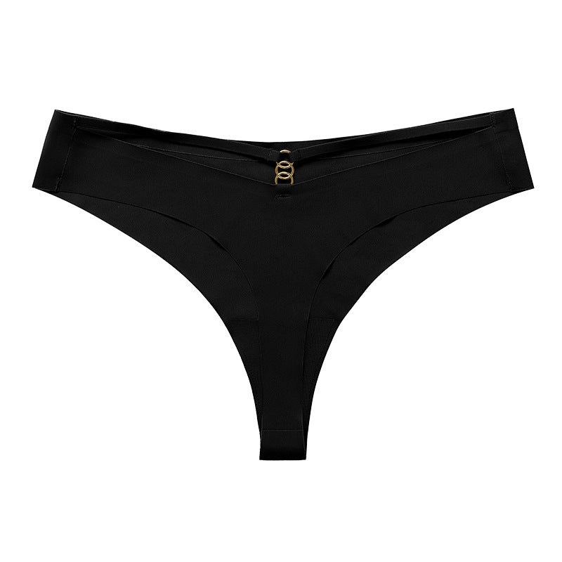 Silk One-piece Sports Underwear T-string