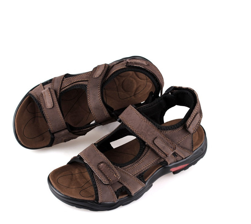 Breathable Leather Cowhide Beach Shoes