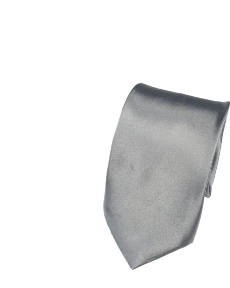 8cm Black Hand-tied Plain Suit Tie