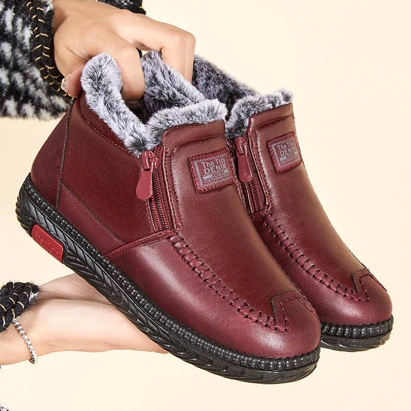 Plush Ankle Boots Winter Warm