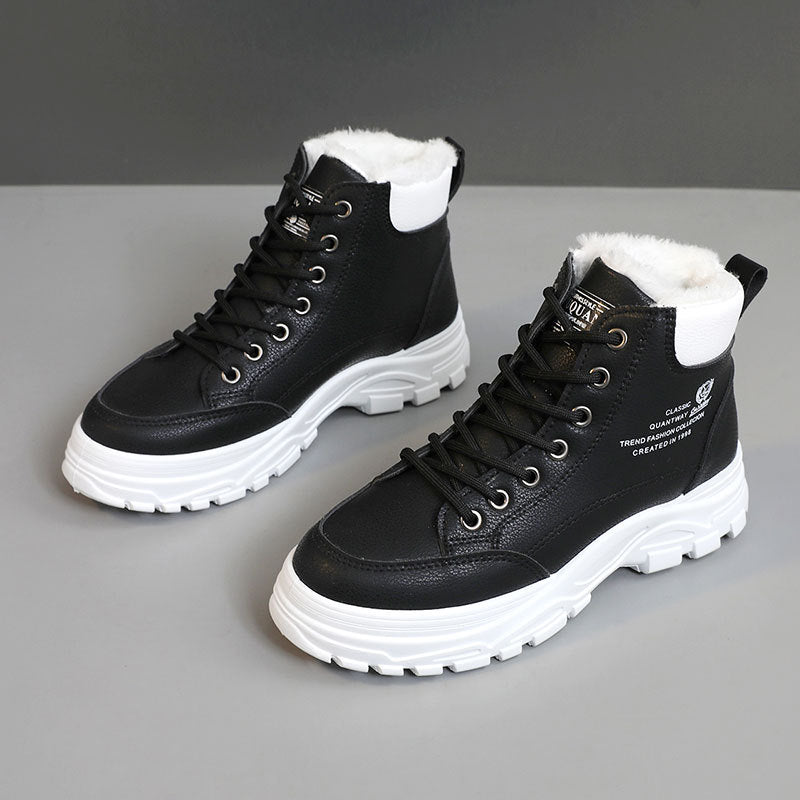 High-top cotton padded velvet Shoes