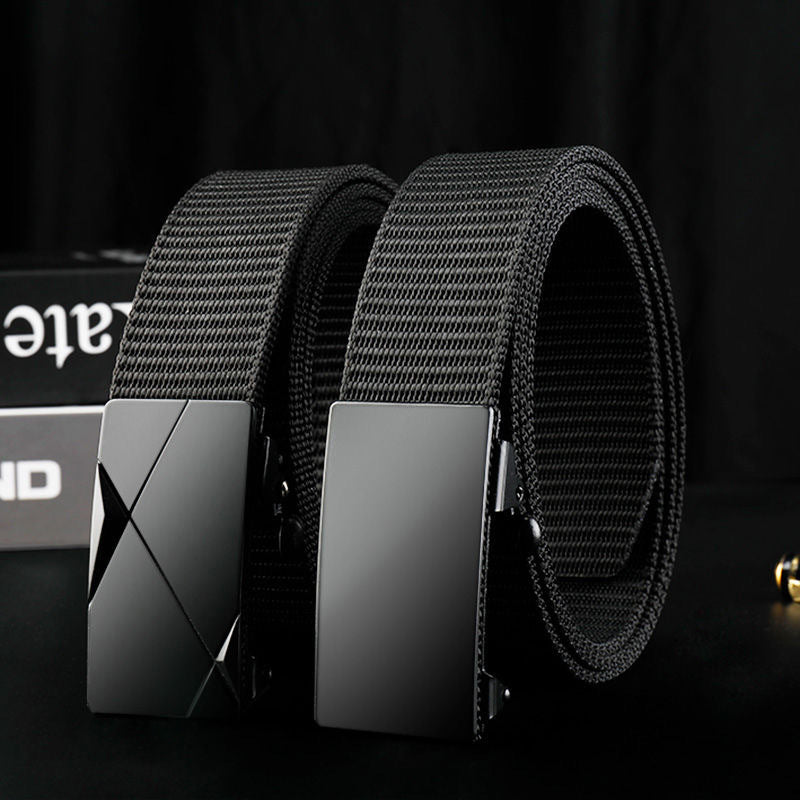 Mens Versatile Casual Outdoor Nylon Belt