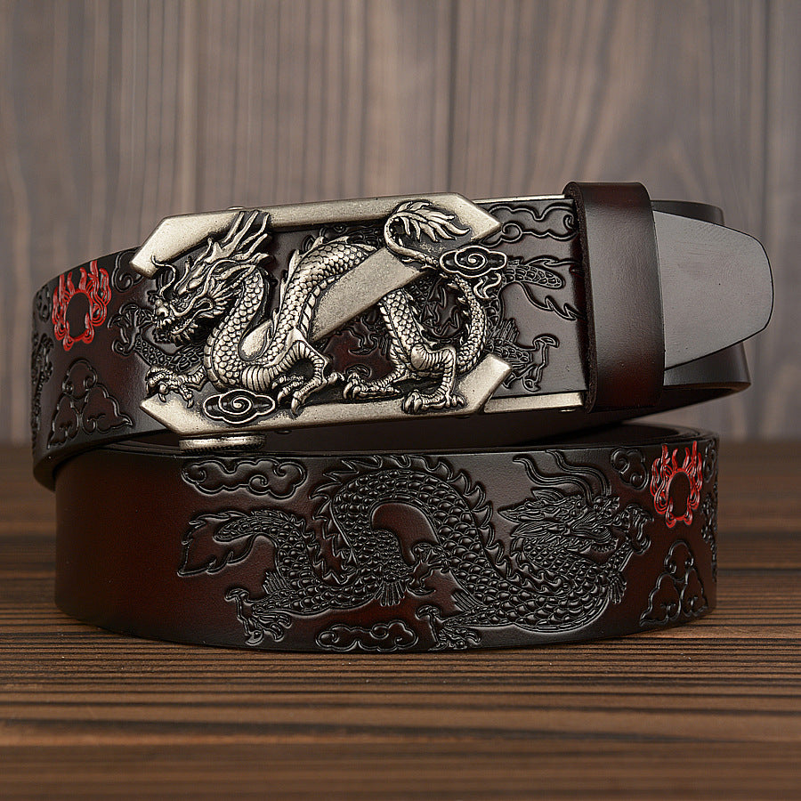 Ssangyong Play Bead Carved Belt