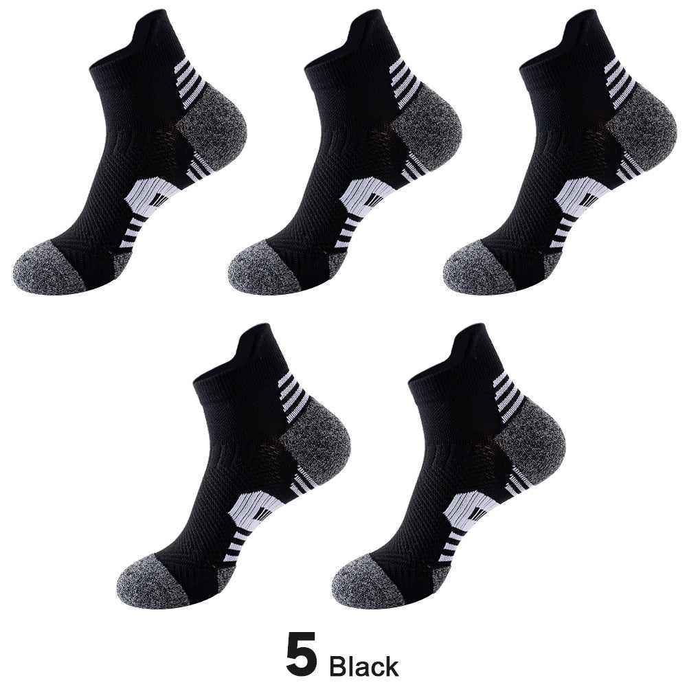 Men's Thick Towel Bottom Breathable Sports Socks