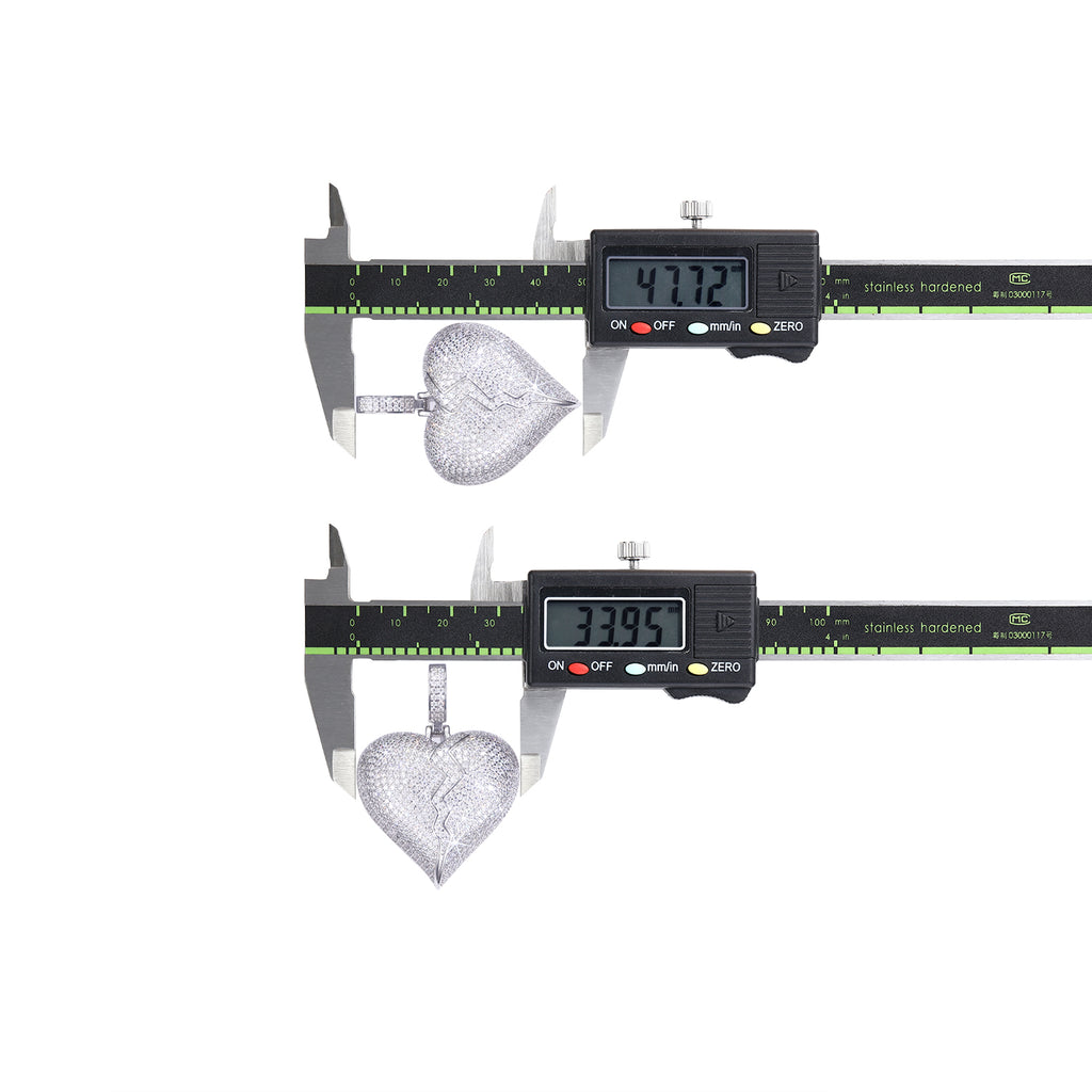 Telepathy - A Fashionable And Trendy Necklace Pendant Set With Top-quality Moissanite S925 In Silver And Platinum Plating Can Be Tested With A Diamond Pen