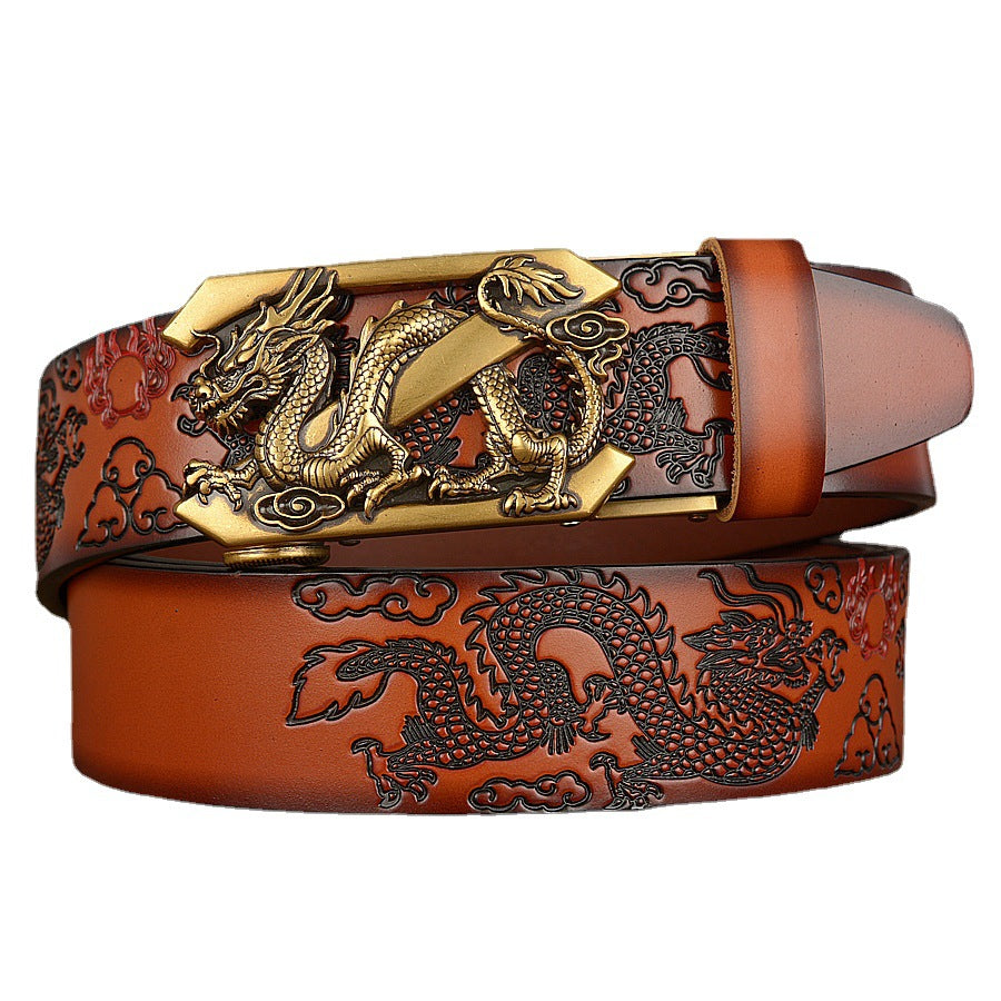 Ssangyong Play Bead Carved Belt