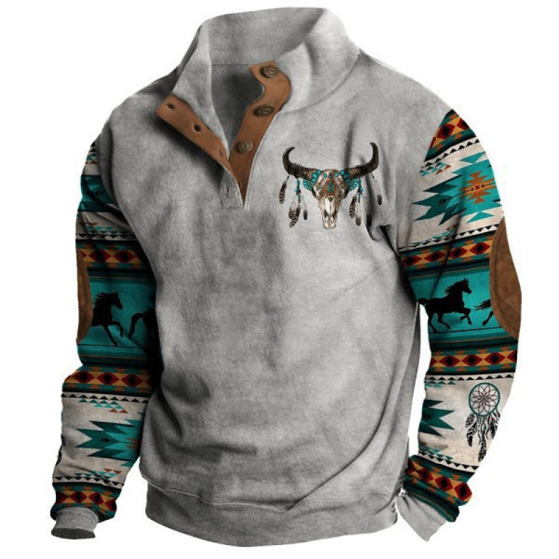 Men's 3D Printed Casual Fashion Sweatshirt