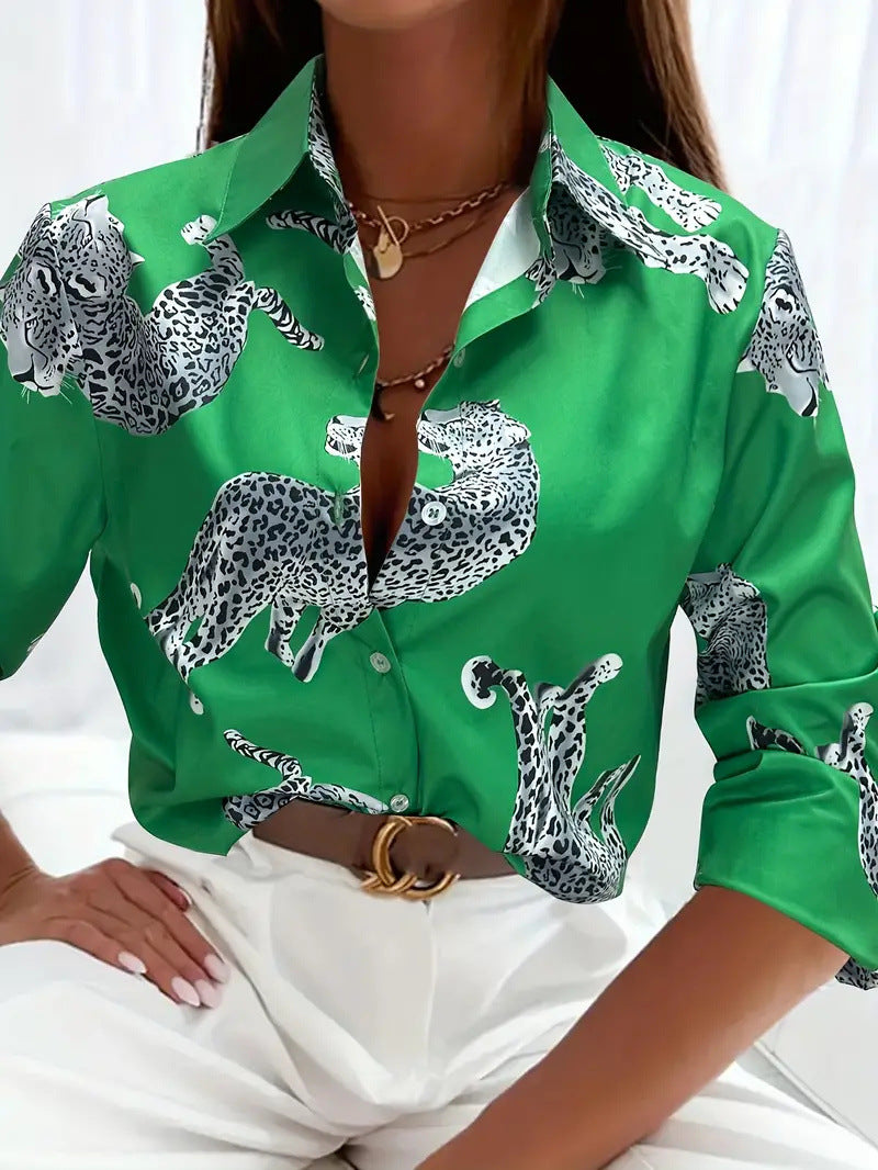 Women's Long-sleeved Blouse