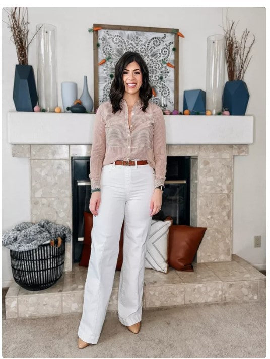 High Waist Wide Leg Pants