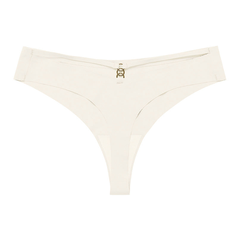 Silk One-piece Sports Underwear T-string