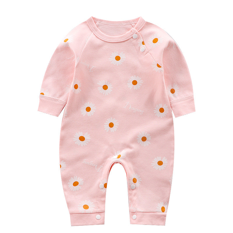 Long-sleeved Cotton Romper