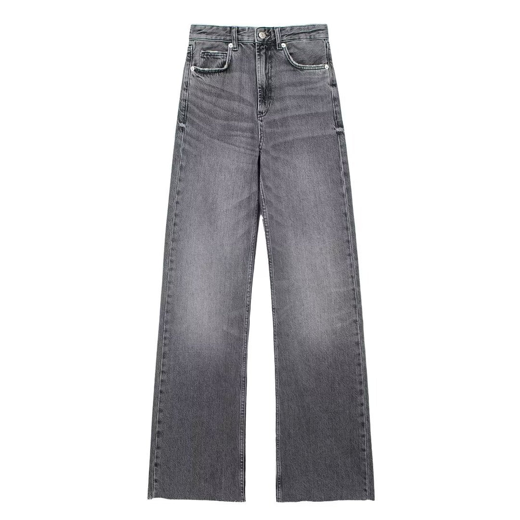 Maillard High Waist Loose Wide Legs Jeans
