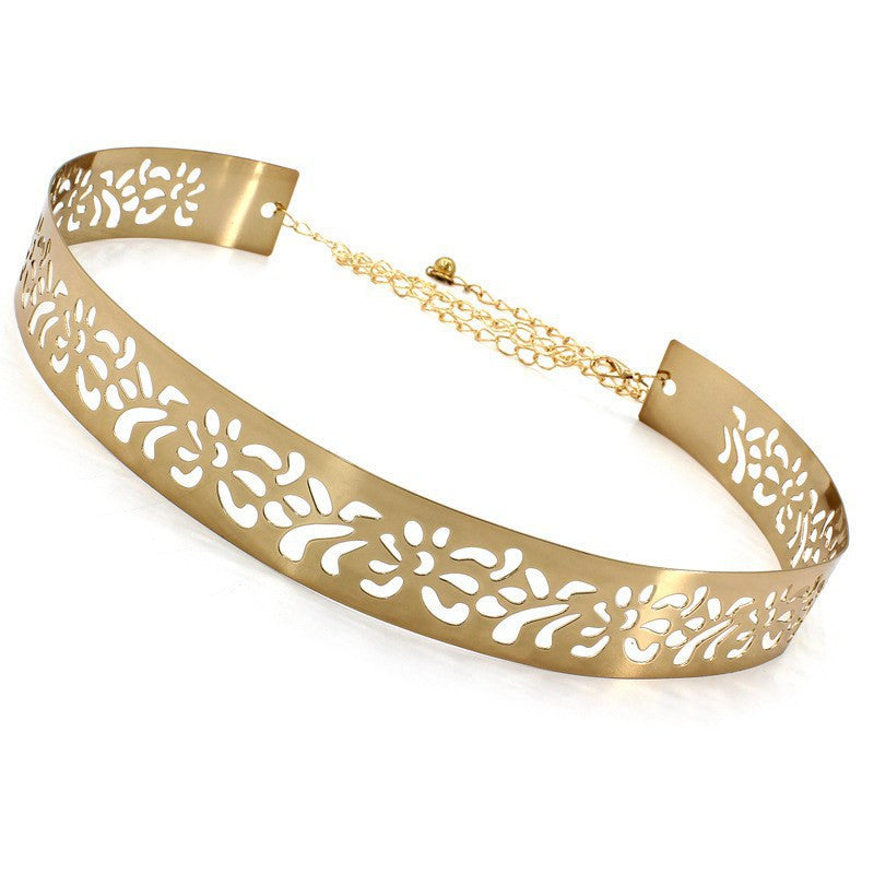Personalized Simple Metal Mirror Waist Waist Chain