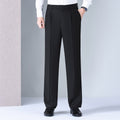 Mulberry Silk Men's Middle-aged Loose Straight Non-ironing Suit Pants