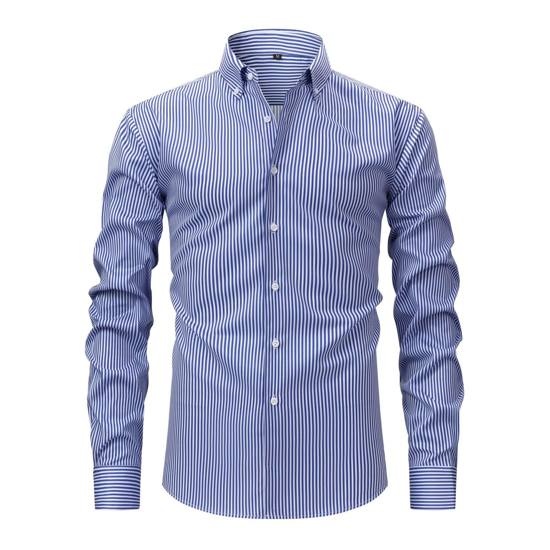 Four-sided Stretch Digital Printing Striped Long Sleeve