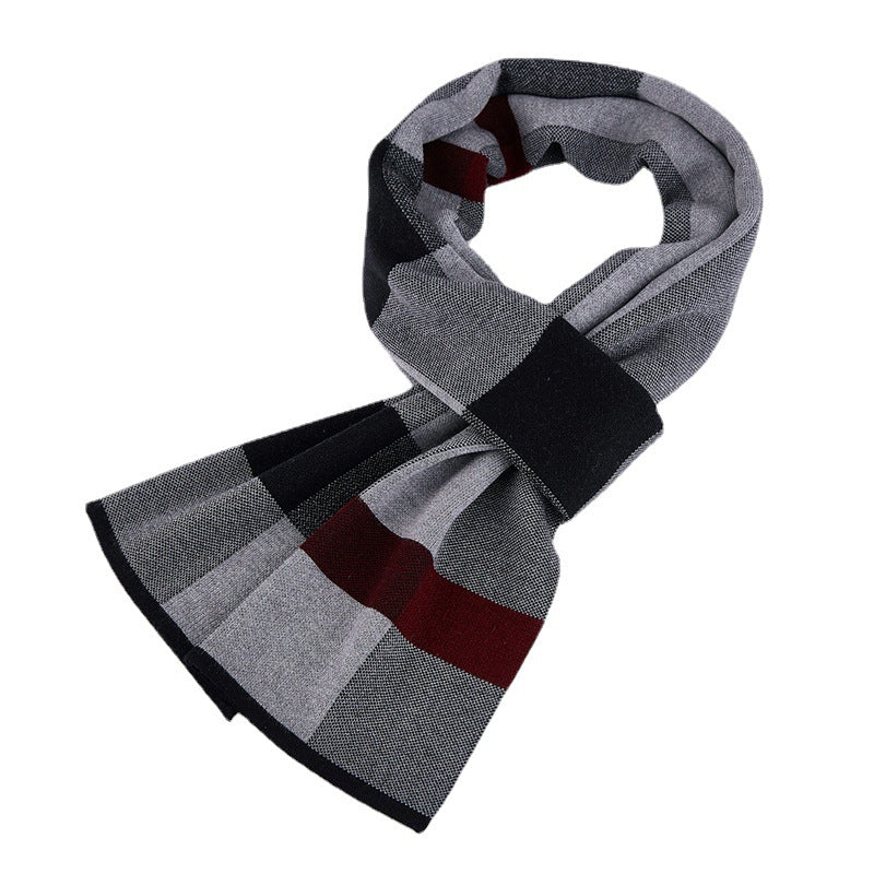 Men's Wool Knitted Scarf