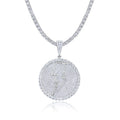 The Glory Of Thunder - A Fashionable And Trendy Necklace Pendant Set With Top-quality Moissanite S925 Silver And Platinum Plating Can Be Tested With A Diamond Pen