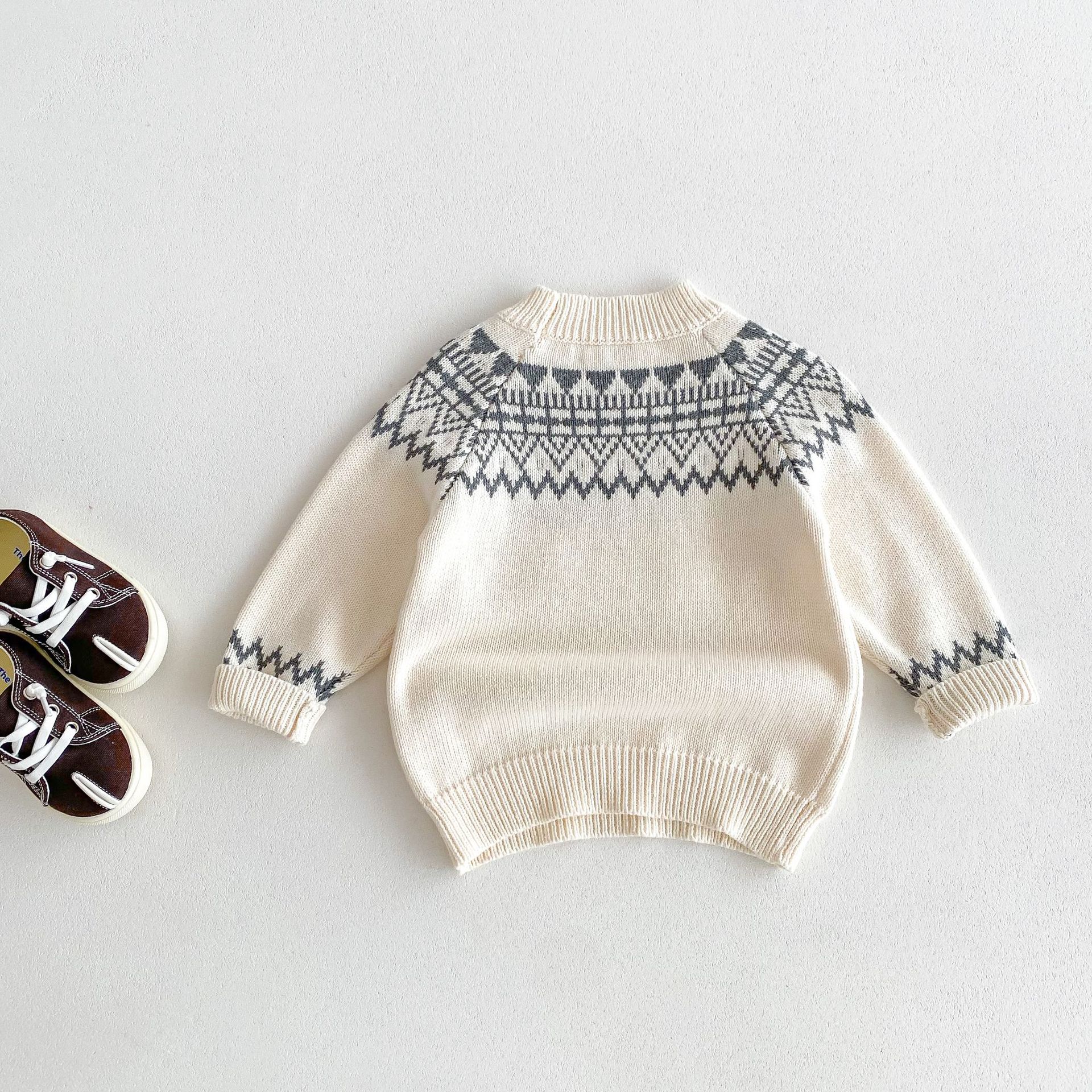 Boys And Girls Pullover Jacquard