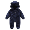 Newborn Clothes Baby Fleece-lined Jumpsuit