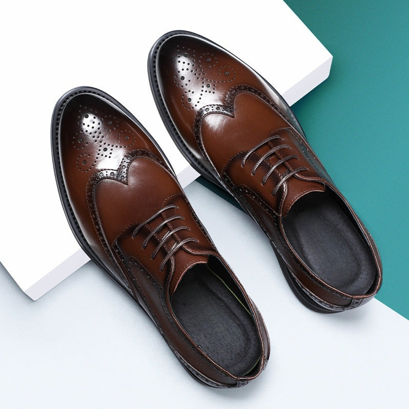 New Brogue Leather Shoes