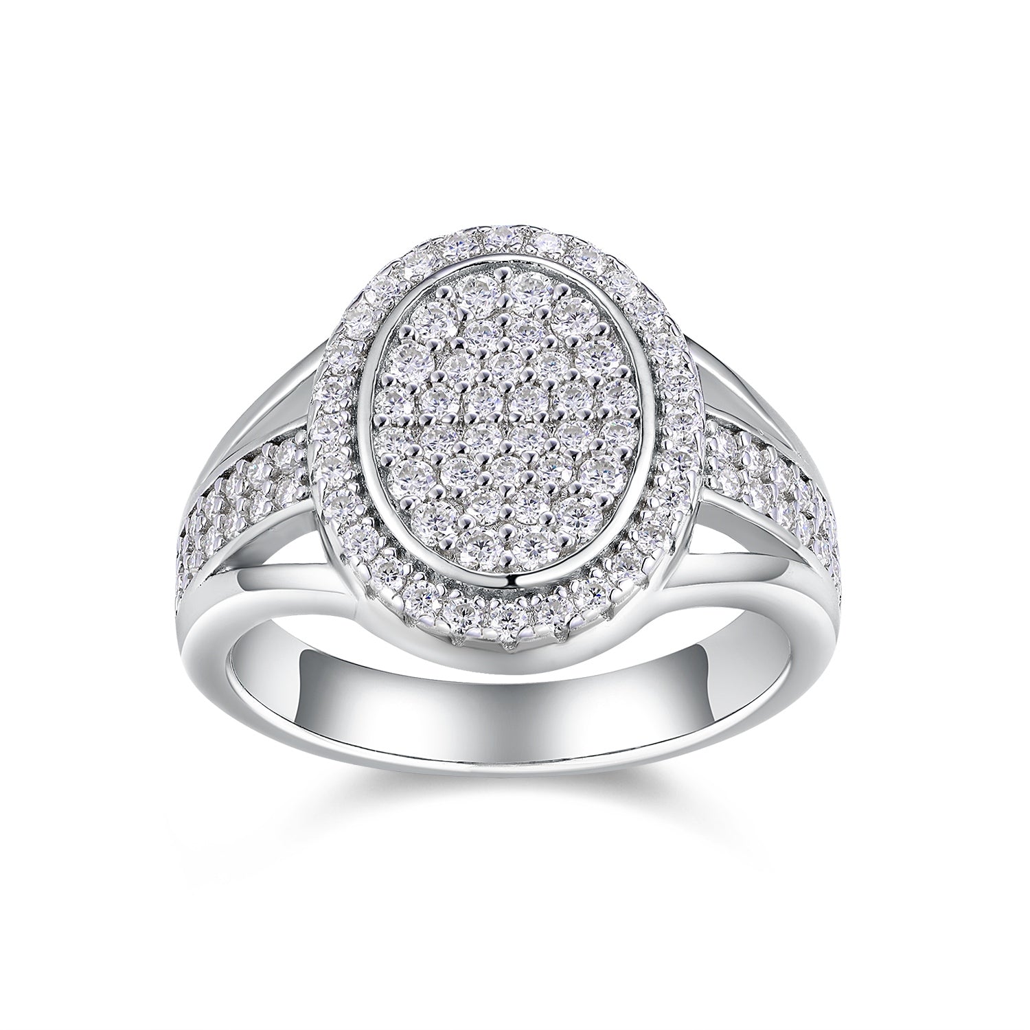 Starlight Moissanite Men’s Ring – S925 Platinum Plated | Diamond Sadaf
