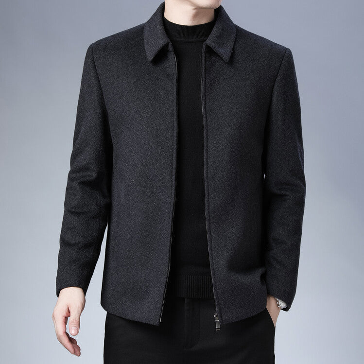 Wool Woolen Men's Lapel Jacket