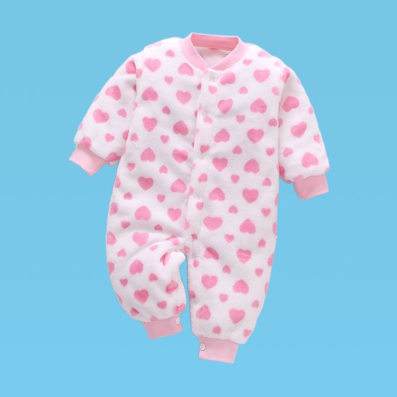 Infant One-piece Crawling Suit Single Breasted Romper