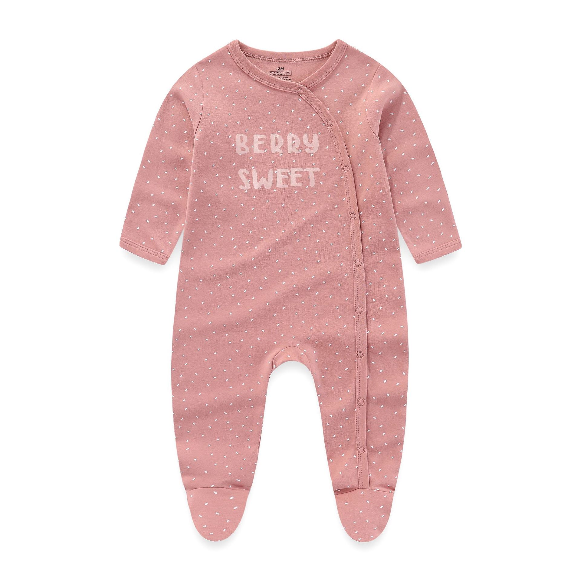 3 Pieces New Baby Cotton Long-sleeved Jumpsuit