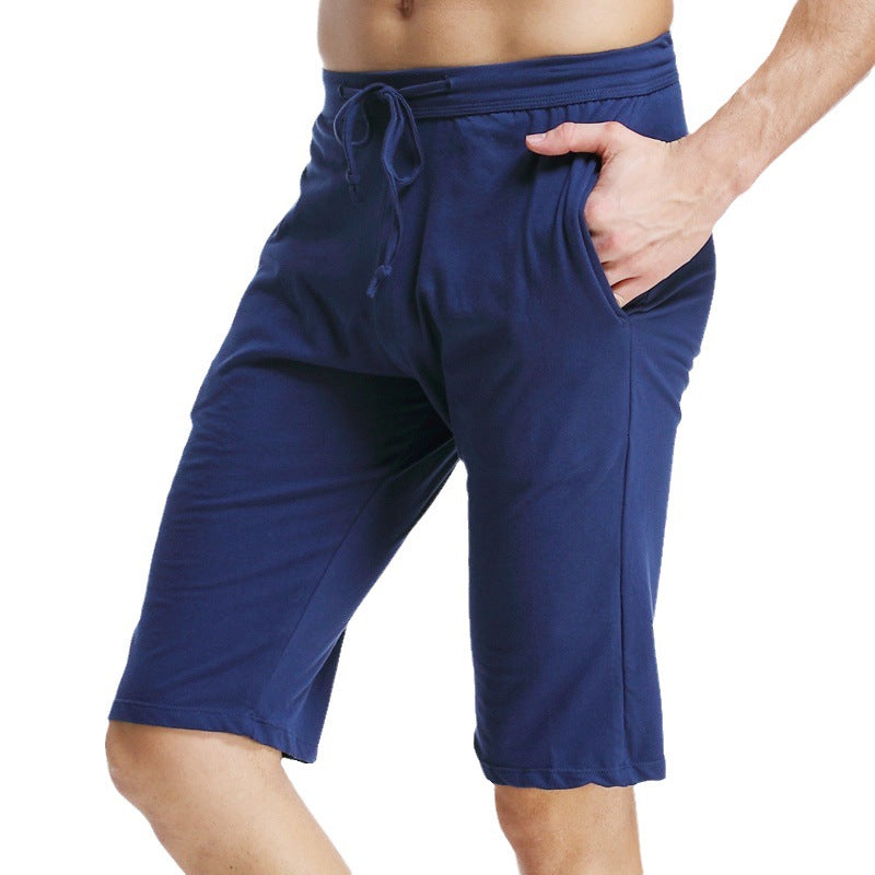 Men's Loose-Fit Cotton Bottoming Pants For Home Wear And Outdoors