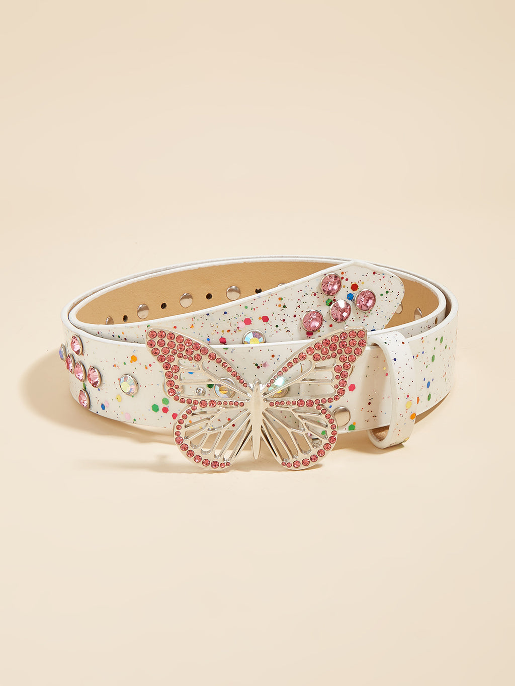 Versatile Layered Rhinestone Belt