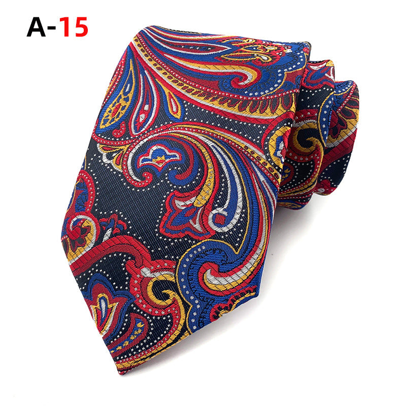 Paisley Polyester Jacquard Men's Tie