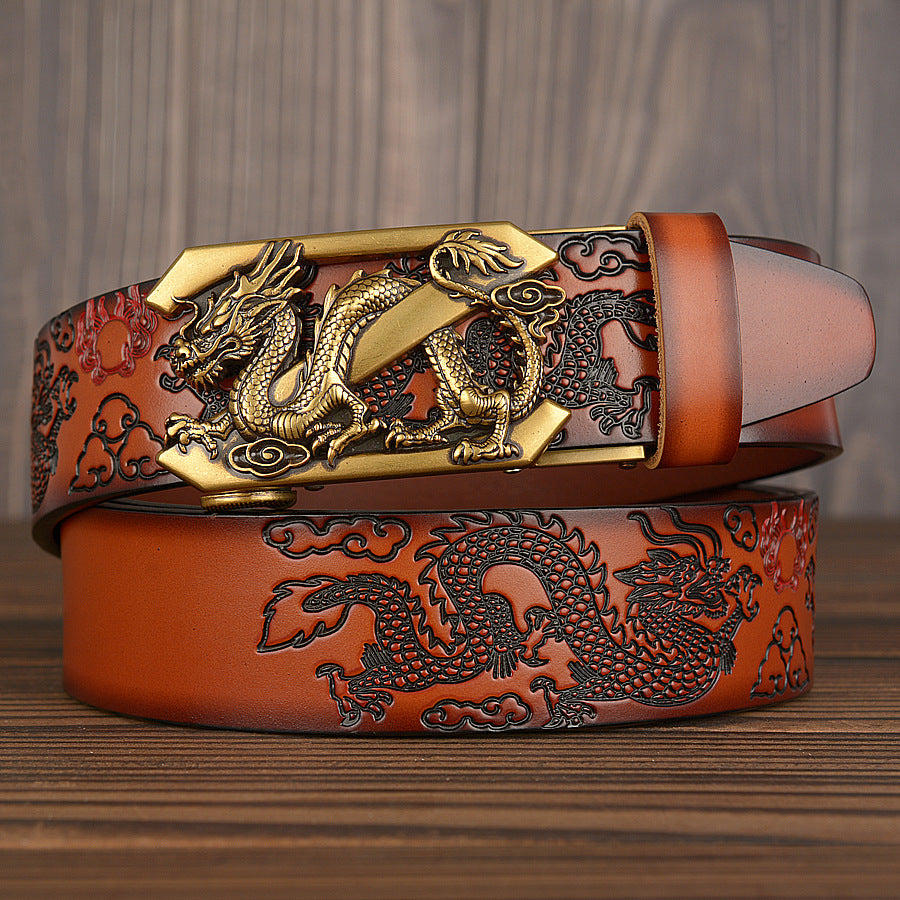 Ssangyong Play Bead Carved Belt