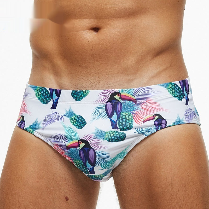 Solid Color Plus Size Swimming Shorts