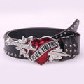 One Sword Piercing The Heart Big Head Belt