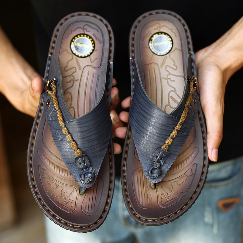 Plus Size Herringbone Outdoor Slippers