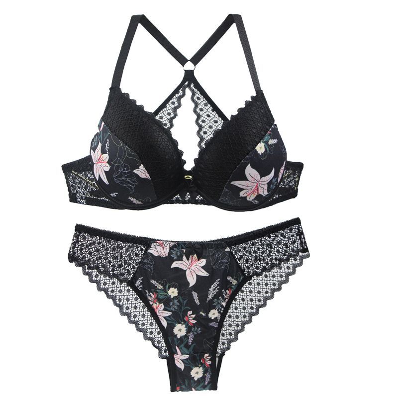 Women's Printing Bra Set