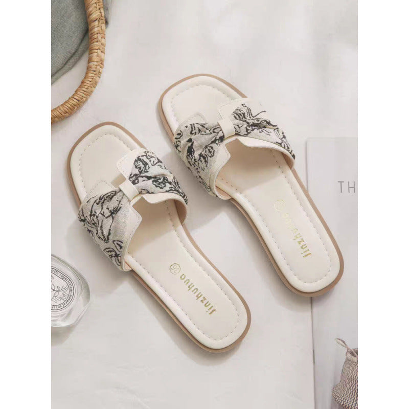 Women's French-style Sandals With Skirt