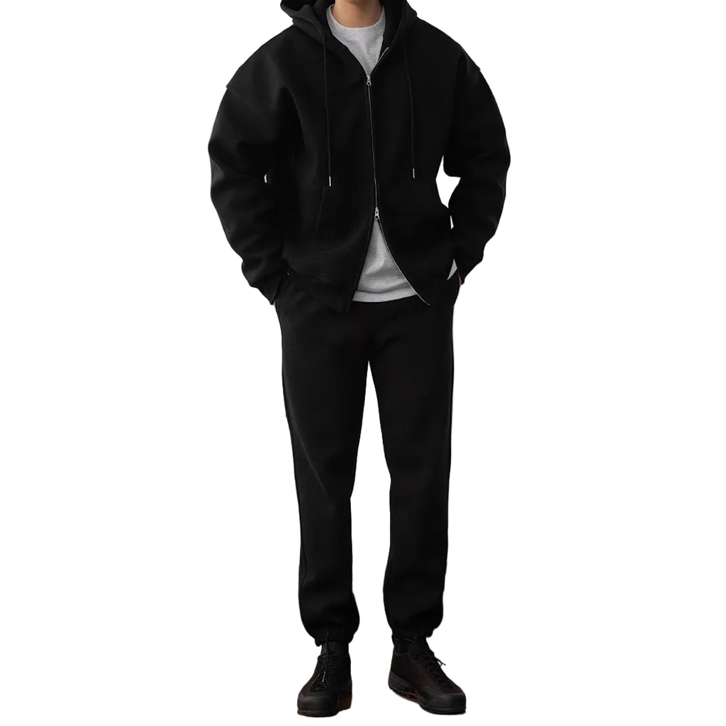 Men's Loose-Fit Casual Hoodie Set