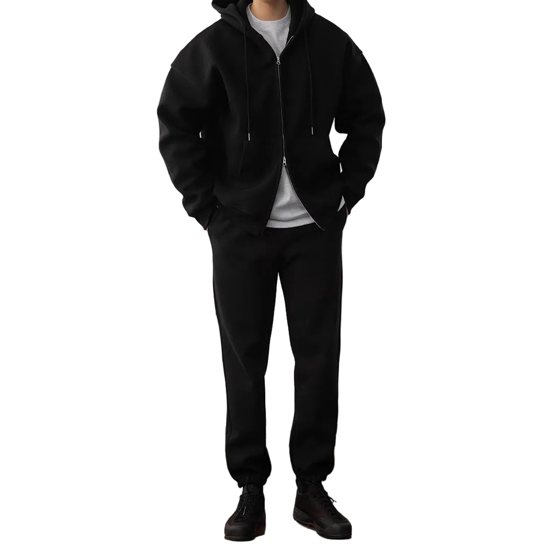 Men's Loose-Fit Casual Hoodie Set