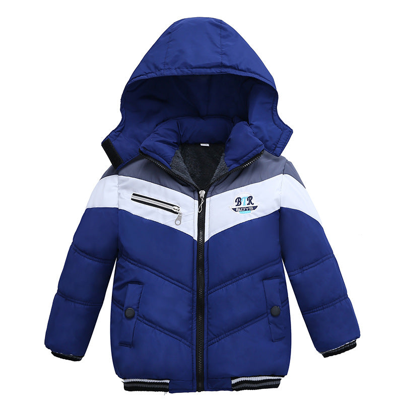 Long Sleeved Hooded Padded Jacket