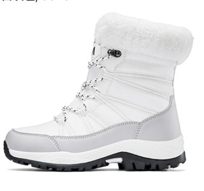 Winter Fleece-lined Thicker Non-slip Cotton-padded  Boots