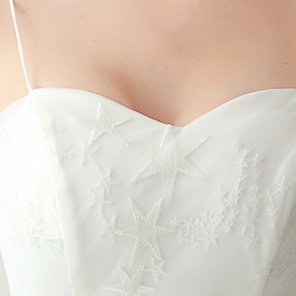 White Evening Dress at Diamond Sadaf
