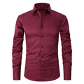 Elastic Shirt Men's Long Sleeves