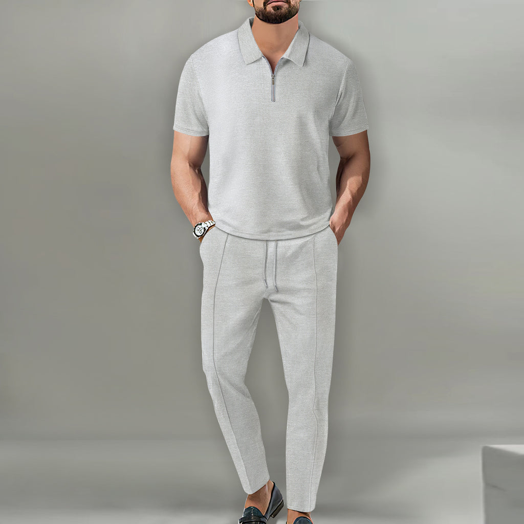Men's Waffle Lapel Suit