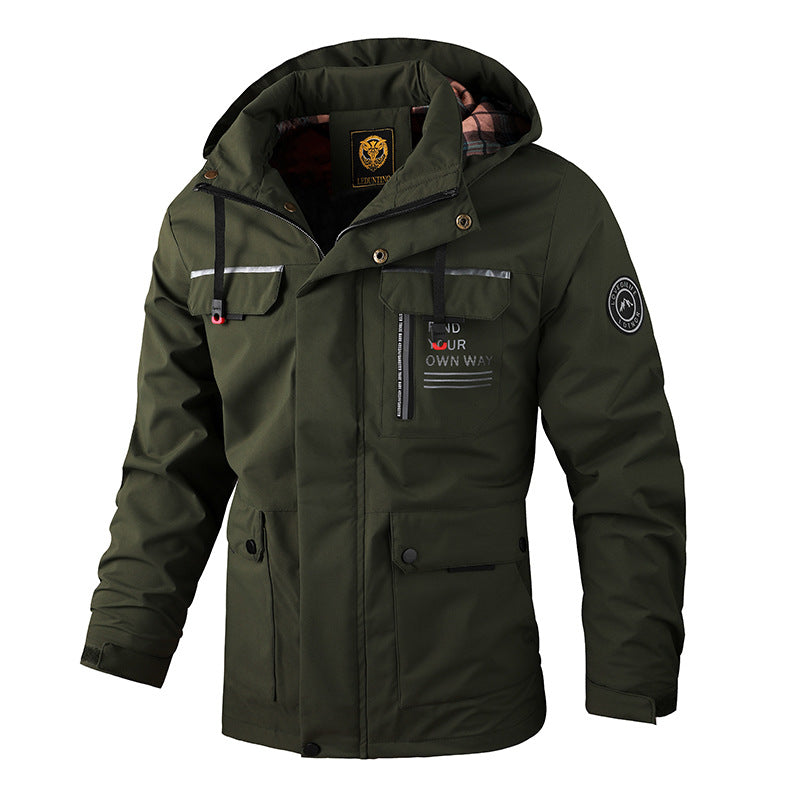 Waterproof casual winter jacket