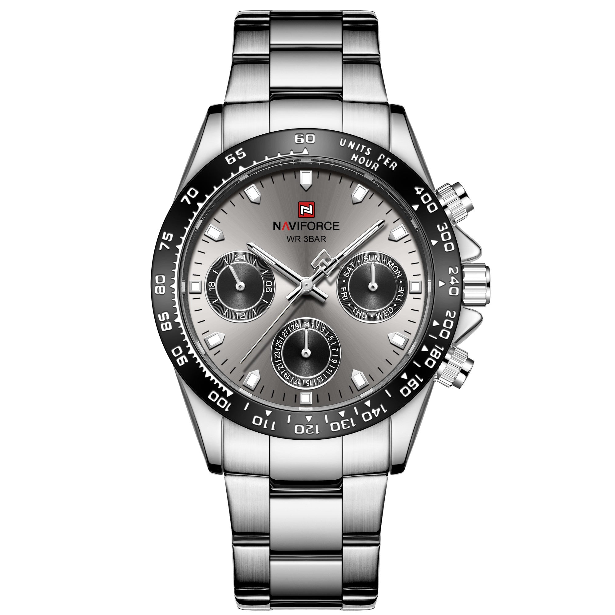 Steel Water Resistant Quartz Watch