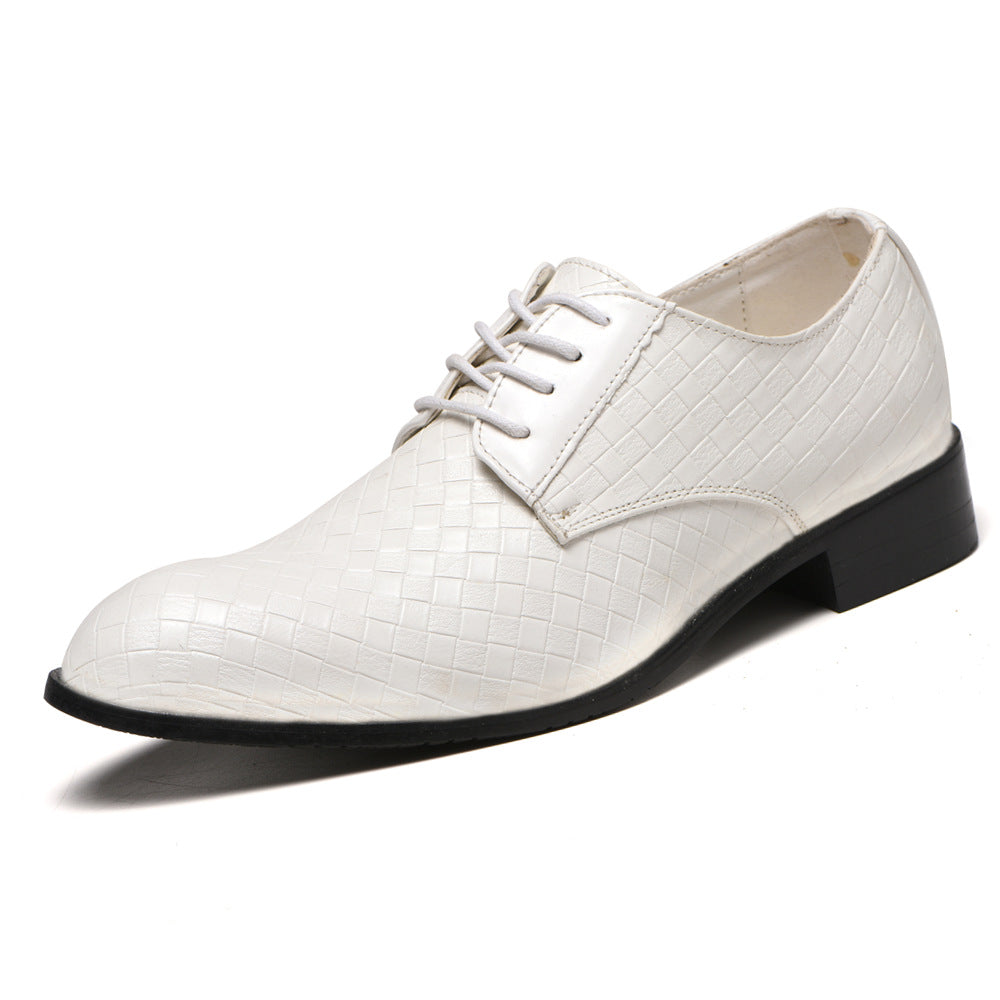 Men's Commercial Rubber Leather Shoes