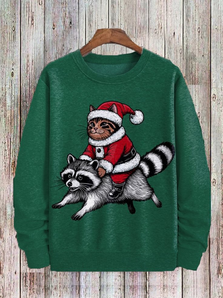 Mens Versatile Relaxed-fit Crewneck Pullover