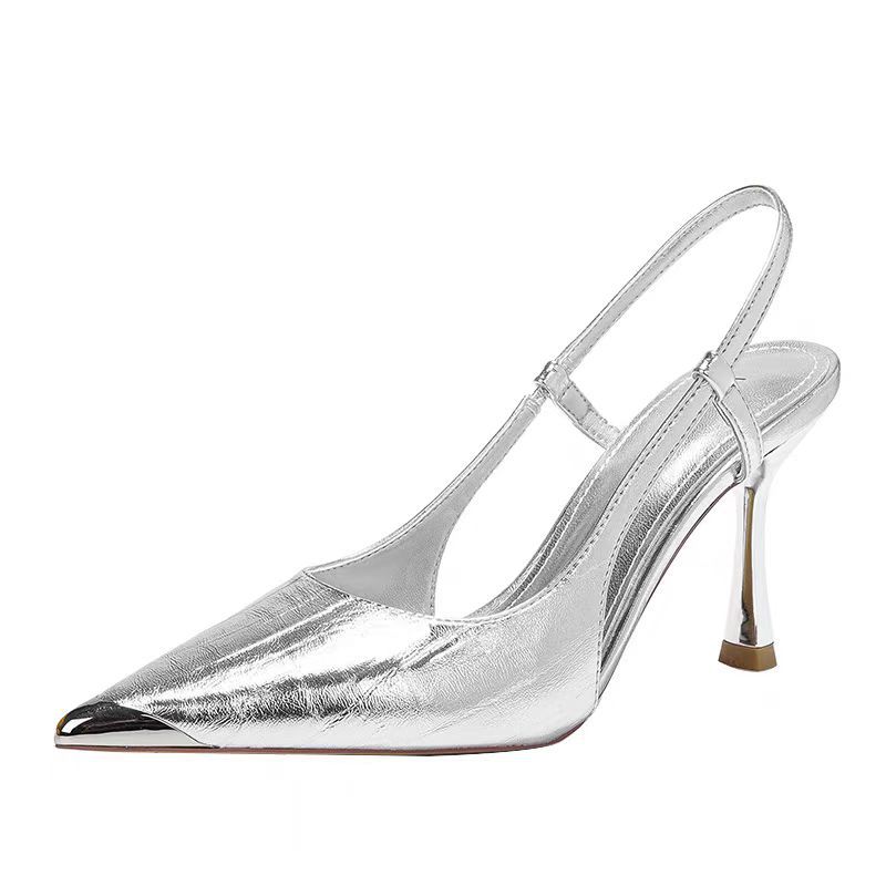 Pointed-toe Color-block Stiletto Heels For Women