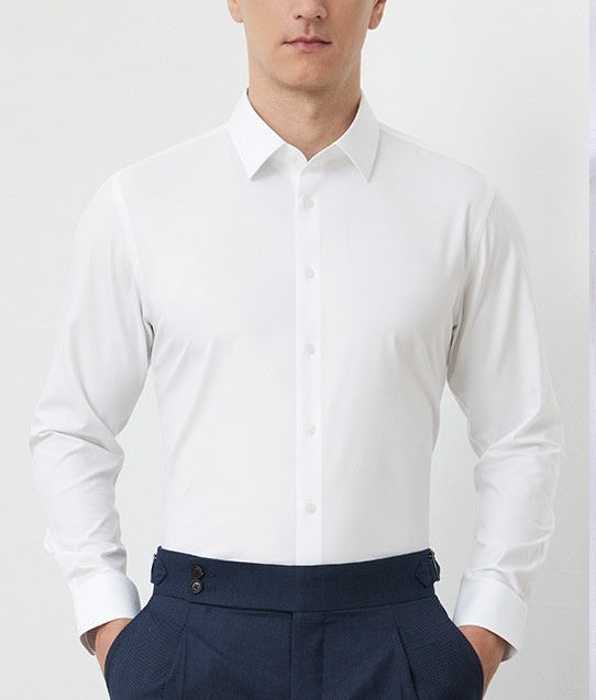 Long-sleeved  Non-ironing Business Clothing Micro-elastic  Shirt